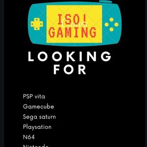 ISO Video game items